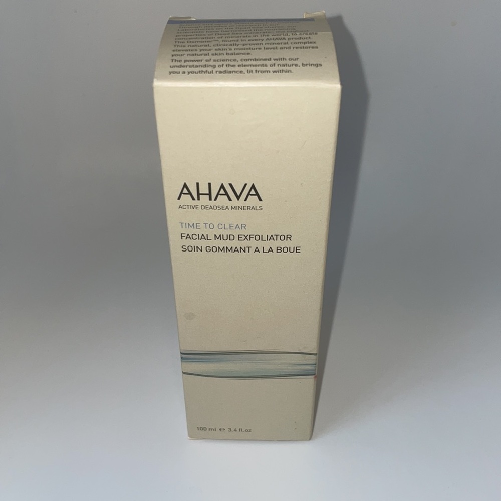 Ahava Time to Clear Purifying Mud Mask Facial Mud Exfoliator Powered by Osmoter